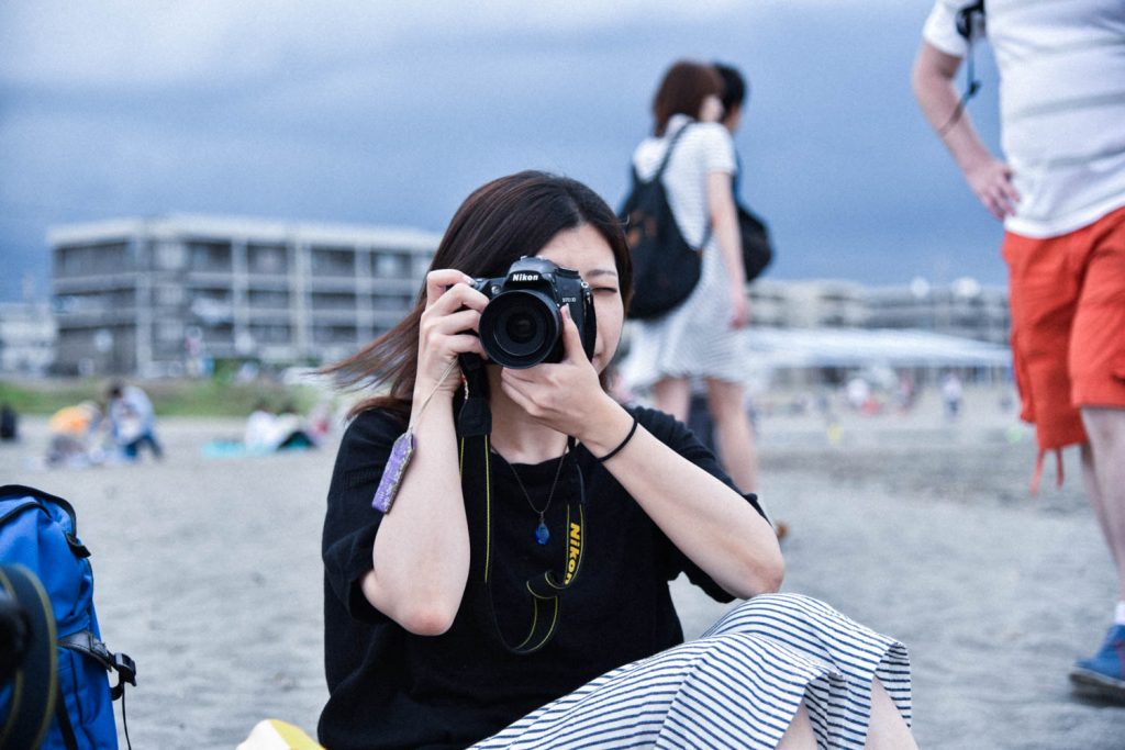 鎌倉の海で撮影会